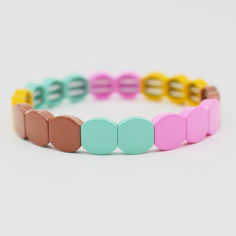 Wholesale Alloy Spray Painted Bracelets